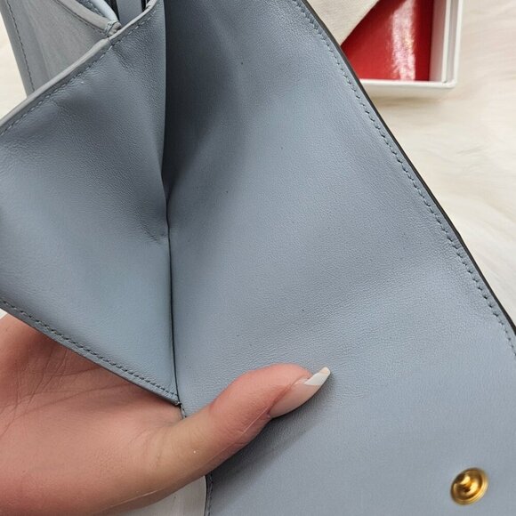 Céline Grey Calfskin Small Folded Wallet - Picture 6 of 17